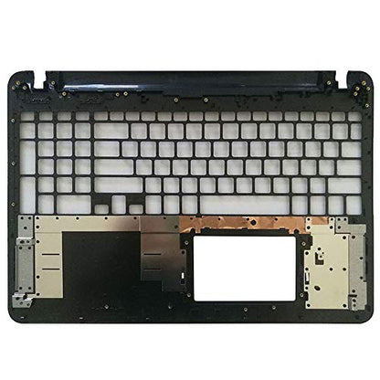 New Laptop Replacement Palmrest Cover Case Fit Sony Vaio SVF15323CX SVF15214CXB SVF1532DCYW SVF152A27T SVF154B SVF15318S SVF153A1RT SVF1521ECXW C Shell Small Enter Key (Black) - color: Black