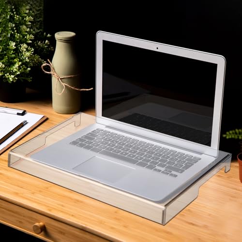 Keyboard Dust Cover Transparent Acrylic Keyboard Protector for Home Office Water-Resistant Protective Case for Laptop and Desktop Use 15.74 X 10.43 X 1.57 in - size: 40.00X26.50X4.00CM
