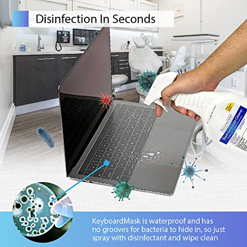 KeyboardMask Matte Keyboard Cover Compatible with 2021 Apple Magic Keyboard, 0.12mm Ultra Thin Wipeable Anti-Dust Protector (MacBook Air 13" 2018-2020) - size: Macbook Air 13" 2018-2020