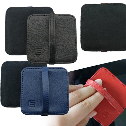 Eco-Fused Microfiber Cleaning Cloth Pad - 6 Pack of 3 x 3 inches Pads - Ideal for Cleaning Smart Phones, Tablets, Laptops, Computers, TV Screens (Blue, Black, Red - 6 Pack) - color: Blue, Black, Red - 6 Pack