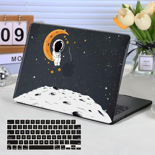 Funut Compatible with MacBook Pro 13 inch Case 2025 2024 2023-2016 M2 M1 | Case for MacBook Pro 13 inch A2338 A2289 A2251 A2159 A1989 A1708 A1706 Funut Plastic Hard Case & 2 Keyboard Cover, Astronaut - color: #Space Astronaut, size: 2016-2024 Macbook Pro