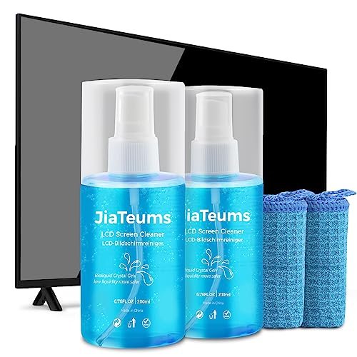 Car Screen Cleaner, Laptop Spray with Microfiber Cloth for LCD LED Electronic Device Monitor Glasses (200ml*2) - color: 200ml (Pack of 2)
