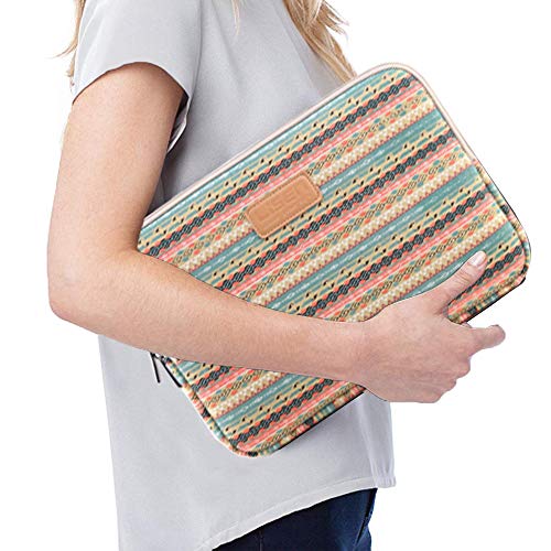 BSLVWG 10 Inch Laptop Sleeve Multi-Color & Size Choices Case/Water-Resistant Neoprene Notebook Computer Pocket Tablet Briefcase Carrying Bag/Pouch Skin Cover - color: Plaid, size: 10 inch