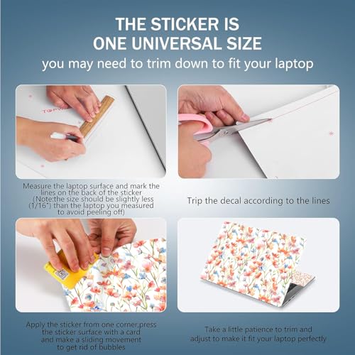 Laptop Notebook Skin Sticker Cover Decal, 12 13 13.3 14 15 15.4 15.6 inch Laptop Vinyl Skin Sticker Cover Art Protector Notebook PC (NEK-52) - color: NEK-52