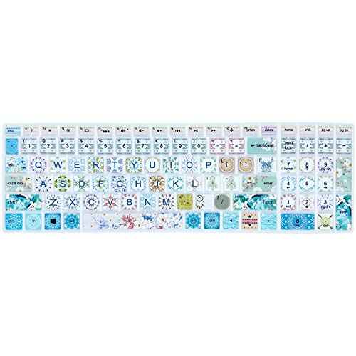 Keyboard Cover for HP Envy x360 15.6''Series/Pavilion 15/ Pavilion x360 15.6” Series/Envy 17 17.3" Series/Laptop 15t 17t 17-ca0011nr 17-by0040nr, Garland - color: Garland