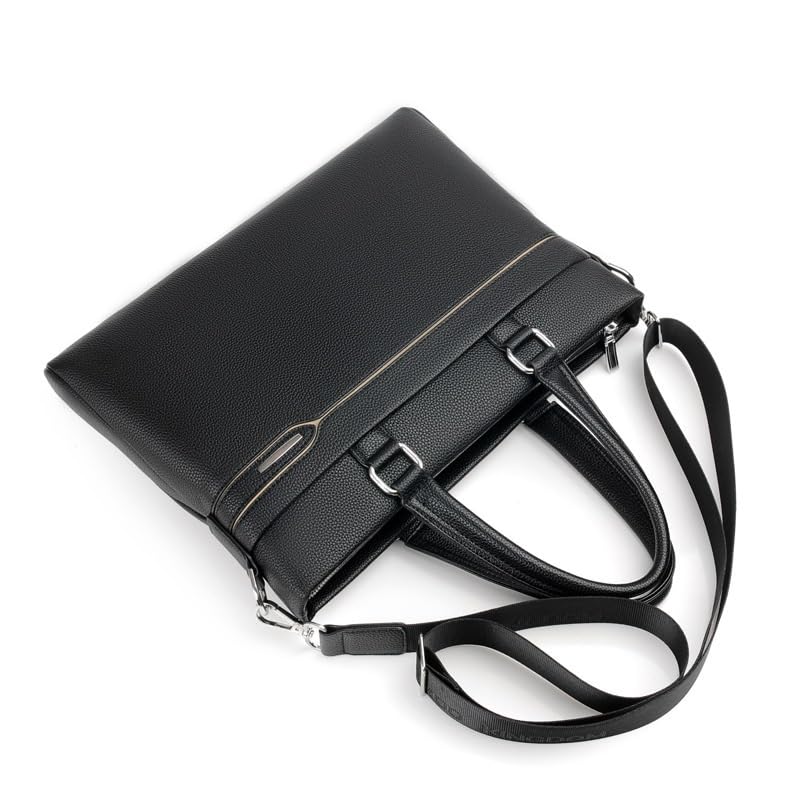 Briefcase Business Document Storage Bag Laptop Protection Handbag Material Organize Pouch Accessories(E) - color: E