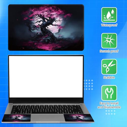 Universal Laptop Skin Sticker Decal for 11.6”12" 13" 13.3" 14" 15" 15.4" 15.6" Reusable Waterproof Scratch-Scratch Resistant Protective Vinyl Laptop Notebook Skin Stickers - Cherry Blossom Tree - color: Cherry blossom Tree