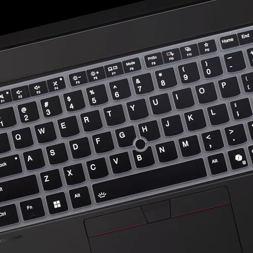 Keyboard Cover for 2026 2025 2024 Lenovo Thinkpad L14 P14s Gen7/Gen 6/Gen 5 14", Thinkpad T14 T14s Gen 6/5 14", Thinkpad E14 Gen 7 14", US Layout (Not Fit T14 T14s L14 P14s Gen 4/3/2/1, E14 Gen 6/5/4) - color: Black