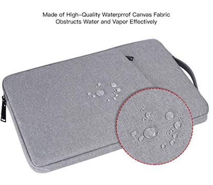 13-13.3 Inch Laptop Sleeve for Acer Spin Chromebook 513 13.3, Lenono Duet 5, Dell ASUS HP 13.3" MacBook Air Case Bag, Light Grey - color: Light Grey, size: 13.3-13.6 Inch