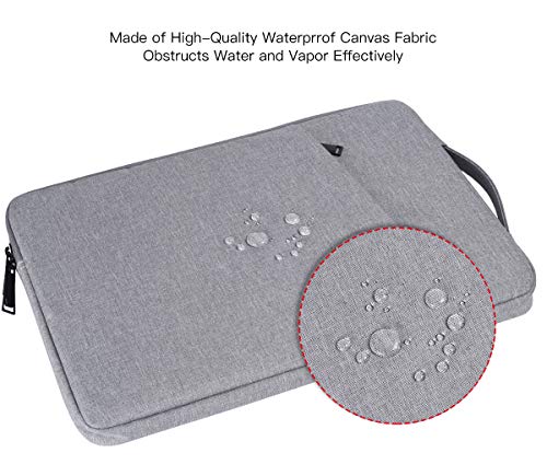 13-13.3 Inch Laptop Sleeve for Acer Spin Chromebook 513 13.3, Lenono Duet 5, Dell ASUS HP 13.3" MacBook Air Case Bag, Light Grey - color: Light Grey, size: 13.3-13.6 Inch