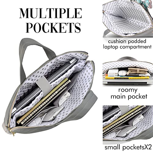 Laptop Bag for Women Slim Travel - color: Grey