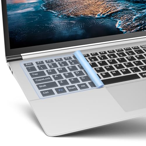 Universal Keyboard Protector Cover Skin for Laptop Notebook 13" 14" Laptop Notebook Ultra-Thin Silicone Waterproof Dustproof Keyboard Protector Skin(Blue,1Pcs) - color: Blue 1Pcs