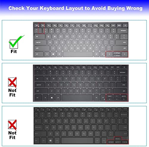 Keyboard Cover for Dell Inspiron 16 5620 5625 7620 7630, Dell Inspiron 14 5000 7000 5410 5415 5418 5420 5425 7415 7420 7415 7420 7425 7430, Inspiron 13 5310 /Dell Latitude 3320 3420-MG - color: MintGreen