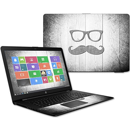 MightySkins Skin Compatible with HP 17t Laptop 17.3" (2017) - Hipster | Protective, Durable, and Unique Vinyl Decal wrap Cover | Easy to Apply, Remove, and Change Styles | Made in The USA - color: Hipster