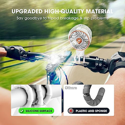 Ausic Misting Portable Stroller Fan, 100ml Mister Fan for Stroller, Safe Rechargeable Battery Baby Fans, Baby Essentials, Clip on Fans with Water Spray for Car Seat, Crib, Treadmill, Outdoor, Beach
