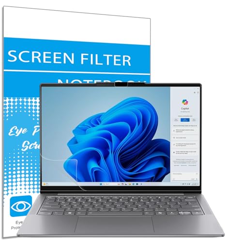 i-Tensodo 2 Pack 14 inch Anti Glare Screen Protector for 2025 Lenovo Yoga Slim 7i 2 in 1 (14ILL10) Laptop, Eye Protection Anti Glare Filter