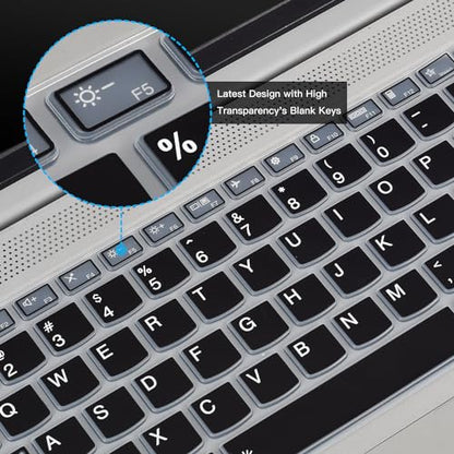 Keyboard Cover for 2026-2023 Lenovo IdeaPad 1 / IdeaPad 1i 15IJL7 15IAU7 15IGL7 15ADA07 15.6", IdeaPad Slim 5 5i/Slim 3 3i 15.6" 16", Lenovo V15 G5 G4 G3 Gen 2 15.6", Ideapad 3 3i 15.6" Laptop -Black - color: Black