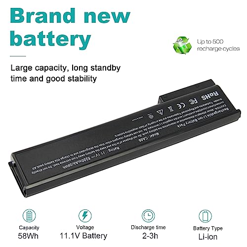 Futurebatt Laptop Notebook Battery for HP ProBook 640 645 650 655 G0 G1 Series, P/N: CA06 CA06XL HSTNN-DB4Y HSTNN-LB4Z HSTNN-LB4X HSTNN-LB4Y HSTNN-LP4Z - size: CA06 8.86*3.15*1.38 in