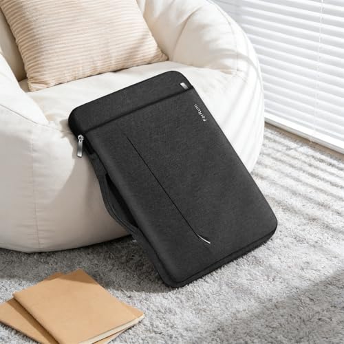 Ferkurn Laptop Case Sleeve for Men Women Chromebook Case Compatible with MacBook Air/Pro Lenovo Surface HP Dell ASUS Acer, 15.6 inch, Black - color: Black, size: 15.6 inch