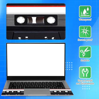 Universal Laptop Skin Sticker Decal for 11.6”12" 13" 13.3" 14" 15" 15.4" 15.6" Reusable Waterproof Scratch-Scratch Resistant Protective Vinyl Laptop Notebook Skin Stickers - Audio Cassette Tape - color: Audio Cassette Tape