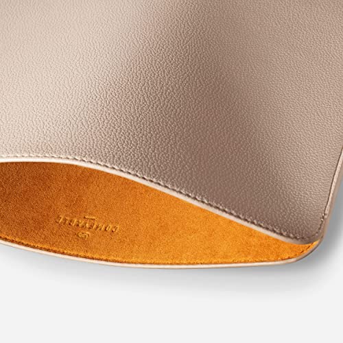 Comfyable Laptop Sleeve 13 Inch Precisely Compatible with MacBook Air M5 2026 & MacBook Pro/Neo A18, Faux Leather Cover Case, Sand - color: Sand, size: For 13" MacBook Pro & Air & Neo