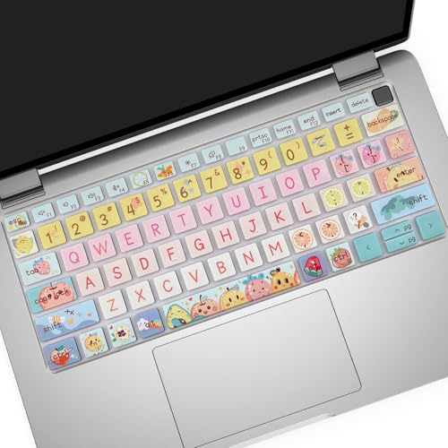 Silicone Keyboard Cover Skin for Dell Latitude 3000 3340 13.3"(2023)/ 5320 5330 5340 5350 13.3"/ 7320 7330 7340 7350,Cute Fruits - color: Cute Fruits