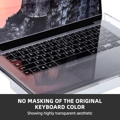 POPETPOP Transparent Laptop Keyboard Dust Cover: Laptop Acrylic Keyboard Cover - Computer Transparent Waterproof Protector Case for Home School Office, 14 Inches - size: 35.00X25.00X3.00CM