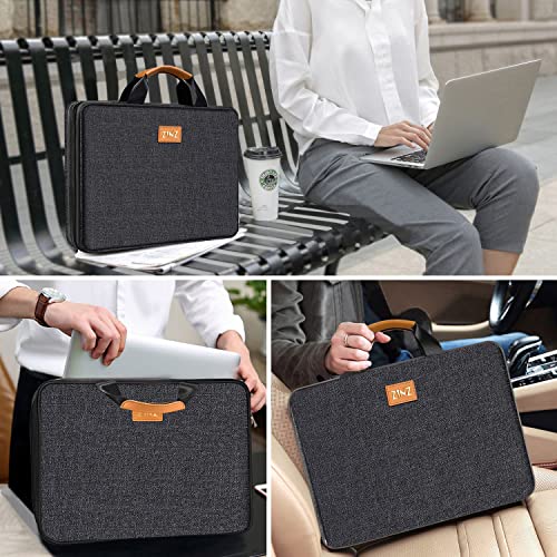 ZINZ Expandable Laptop Case 13-13.3-14 Sleeve Compatible with MacBook Pro/Neo 14" M5/M4/M3/M2/M1, MacBook Air/Pro 13", XPS 13/14, Surface Book/Laptop 13.5" and Most 13-14 inch Notebooks，B01K01 - color: B01k01, size: 13-14"