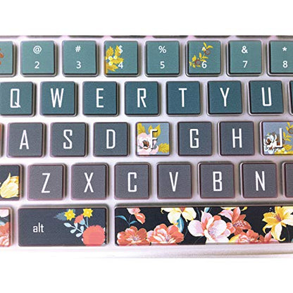 Silicon Keyboard Cover Skin for HP Chromebook 11 x360, 14-ca, 14-ak - Red Flower - color: Red Flower