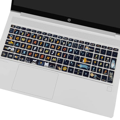 Keyboard Cover for 15.6" HP ProBook 450 G8 G9 G10 / ProBook 455 G8 G9 G10 /ProBook 650 G8/HP Zbook Power G8 G9, Cute Keyboard Skin, Cat - color: Cat