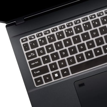Keyboard Cover for 15.6" Acer Aspire 3 A315-24P-R7VH A315-24PT A315-510/59/58, Aspire 15 A15-41M/51M/61M, Aspire 5 A515-58GM/58M/58MT/58PT A515-57G/57 15.6" (Not Fit A515-46~A515-56 & Aspire 16) - color: Black