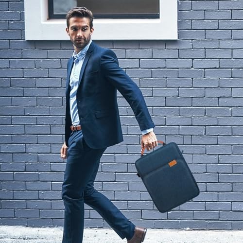 TiMOVO 9-11" Tablet Sleeve Bag Carrying Case with Strap, Indigo | Fits iPad A16 11", Pad Air 11/5th & 4th 10.9", 10th Gen/10.2", Galaxy Tab A11 Plus, Multi-Pocket, Handle, Padded Protection - color: Indigo, size: 9-11