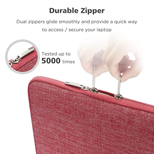 NIDOO 11 Inch Laptop Sleeve Tablet Carrying Case Bag for 12.9" 13" iPad Pro M2 M4/ 13" MacBook Pro Air/ 13" Surface Pro 10 9 X 8/12.4" Surface Laptop Go / 13.4" Dell XPS 13/13.3" Latitude 7320 - color: Pink, size: 11.6 Inch / 12 inch New MacBook