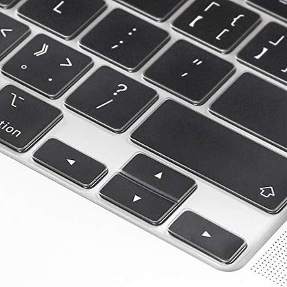 ProElife Keyboard Cover Skin for 2022 MacBook Pro 13.3 inch with Apple M2 Chip & 2021 2020 MacBook Pro 13 inch with Apple M1 (Model: A2338) Accessory Ultra Thin Transparent TPU Keyboard Cover (Clear) | Ultra Thin (0.13 mm), Durable Protective Skin, Dust-p