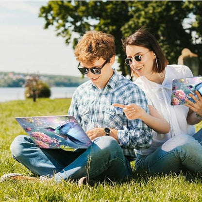 Universal Laptop Skin Sticker with 2 Wrist Pad Skins, Waterproof Scratch Resistant Vinyl Laptop Cover Decal, Cut to Fit for 11–15.6 Inch MacBook HP Dell Lenovo, Hummingbird Flowers - color: Hummingbird Flowers