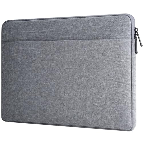 Laptop Sleeve Case with Accessory Pocket Padded Computer Carrying Pouch 15.6 inches Compatible with HP Dell Lenovo Asus Protective Laptop Cover for 15.6 “ Chromebook/Notebook/Tablet, Gray - color: Gray, size: 15.6inches