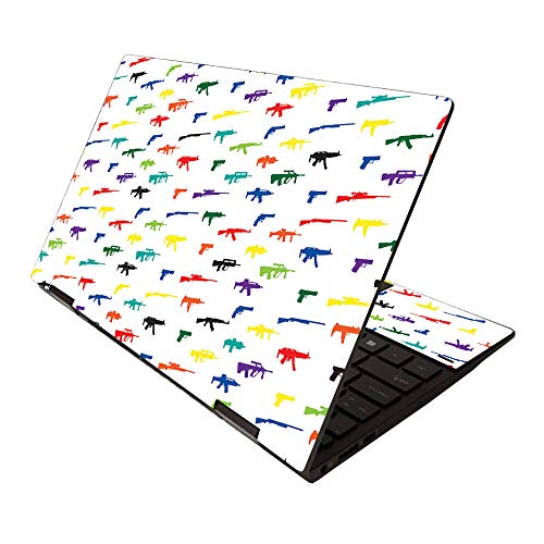 MightySkins Skin for HP Envy x360 13" (2020) - Fun Guns | Protective, Durable, and Unique Vinyl Decal wrap Cover | Easy to Apply, Remove, and Change Styles | Made in The USA - color: Fun Guns