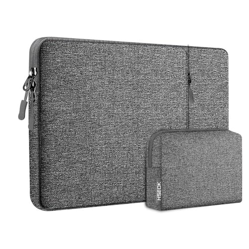 Hseok Laptop Case 13.3 14 inch Sleeve with Additional Case Compatible with MacBook Pro/Neo 14 inch M5/M4/M3/M2/M1 All Model of 13.3 Inch Mac Air/Pro, XPS 13 14 and More 13.3"-14" Notebooks,Dark Gray - color: Dark Gray