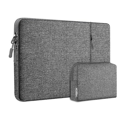 Hseok Laptop Case 13.3 14 inch Sleeve with Additional Case Compatible with MacBook Pro/Neo 14 inch M5/M4/M3/M2/M1 All Model of 13.3 Inch Mac Air/Pro, XPS 13 14 and More 13.3"-14" Notebooks,Dark Gray - color: Dark Gray