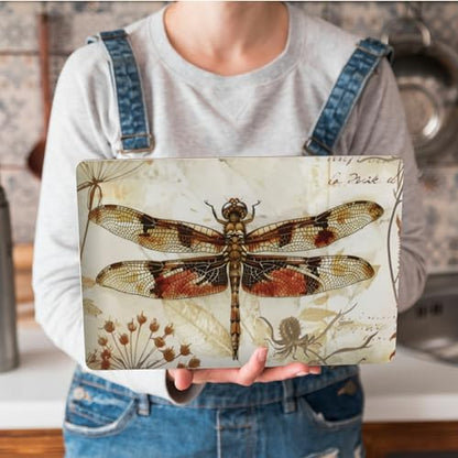 Universal Laptop Skin Sticker with 2 Wrist Pad Skins, Waterproof Scratch Resistant Vinyl Laptop Cover Decal, Cut to Fit for 11–15.6 Inch MacBook HP Dell Lenovo, Dragonfly - color: Dragonfly