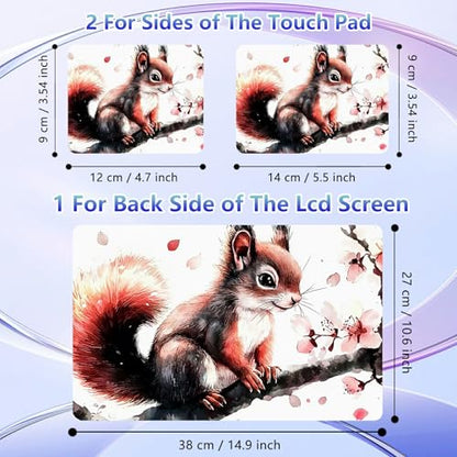 Laptop Skin Sticker Decal Cover,Cute Little Squirrel | DIGTIALL Universal Laptop Skin Sticker, Waterproof Removable Notebook Decal Protector Cover for 12 13 14 15 Inch Laptops - color: Cute Little Squirrel