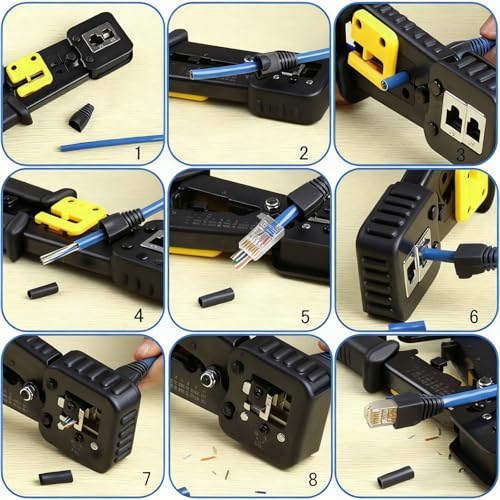 Soft Plastic Ethernet RJ45 Cable Connector Boots Cover Strain Relief Boots CAT5 CAT5E CAT6 CAT6E 100PCS (Black) - color: Black