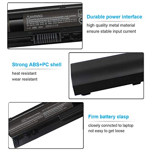 800049-001 KI04 K104 Battery for HP Pavilion 17-g 17t-s 15-ab 15t-ab 15-an 15-ab223cl 15-ab243cl 15-ab247cl 17t-s100 17-g119dx 17-g192dx 17-g133cl 17-g121wm 17-g153us 800009-421 800010-421 800050-001 - size: 38Wh KI04 14.8V