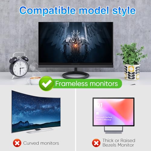 Computer Privacy Screen 23.6 Inch Magnetic, Removable Hanging Privacy Shield for frameless Monitor 16:9 Widescreen, Anti Blue Light, Anti-Glare Protector