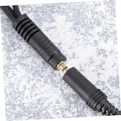 OSALADI Audio Splitter Cable for Headset Microphone Compact Stereo Adapter for Mobile Devices and Laptops Connectors for Enhanced Sound Quality