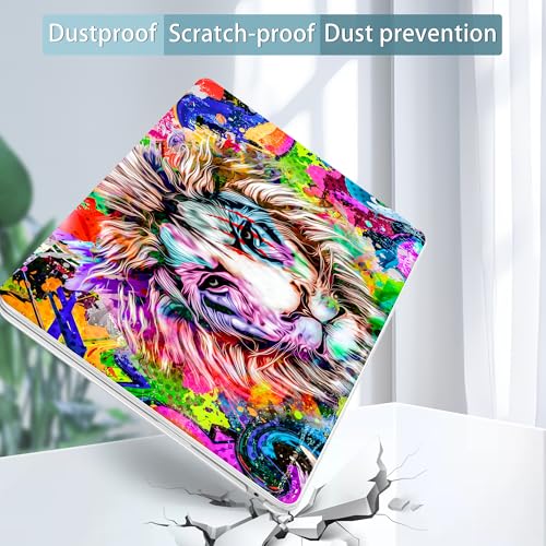 Tuiklol for MacBook Air 13 inch Case M5 2026 M4 2025 M3 2024 M2 2022 Release Model A3449 A3240 A3113 A2681,Plastic Hard Shell Cover for MacBook Air 13.6 with Touch ID, Lion - color: Lion