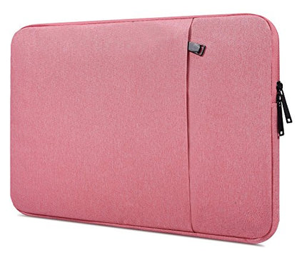 14 Inch Laptop Sleeve Case Women Girls for DELL XPS 15, Latitude 5420 7420, Inspiron 14, Lenovo Flex 5, HP 14 Laptop, Razer Blade 15, Laptop Cover 14 inch Water Resistant Computer Bag -Pink - color: Pink, size: 14 inch