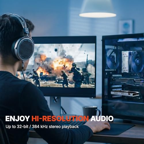 Creative Sound Blaster AE-X Hi-Res PCIe Sound Card for PC | Hi-Res, PCIe Sound Card, 32-bit/384kHz, Hi-Res Audio, PC Audio, Desktop App Support