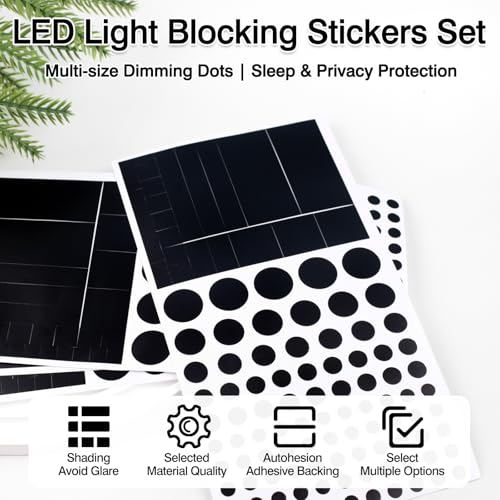 Vinyl Webcam Covers – Restickable Privacy Stickers for Laptop, Smartphone, Tablet, Smart TV & Game Console – Black, Multiple Sizes