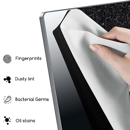 KEANBOLL 2-Pack 15.6-Inch Laptop Microfiber Cleaning Cloth, Laptop Keyboard Protector, Screen Dust Cleaner, Compatible with All 15.6"-16" Laptops